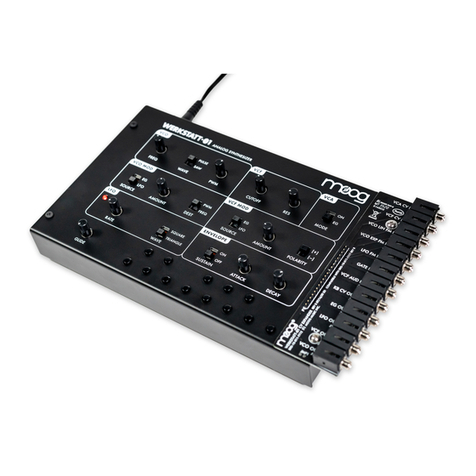 Moog Werkstatt-01 User manual