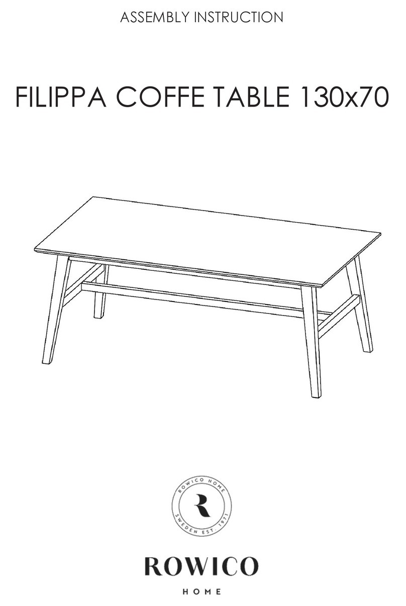 Rowico FILIPPA 113714 Assembly instruction