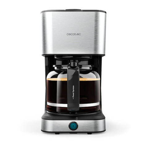 cecotec Cumbia Coffee 66 Heat instruction manual