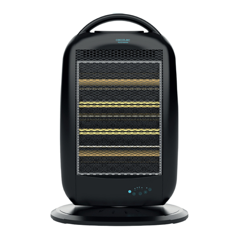 cecotec Ready Warm 7200 Quartz Rotate Smart User manual