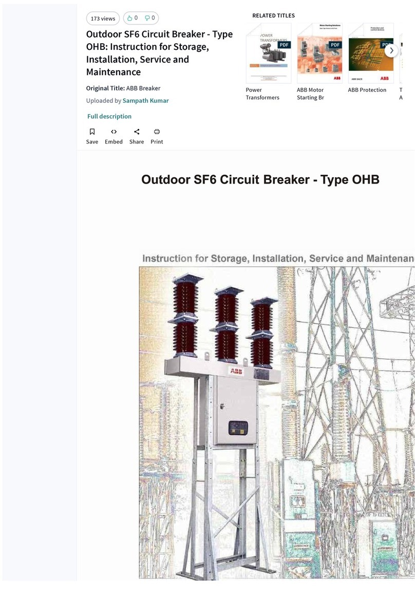 ABB OHB Installation and user guide
