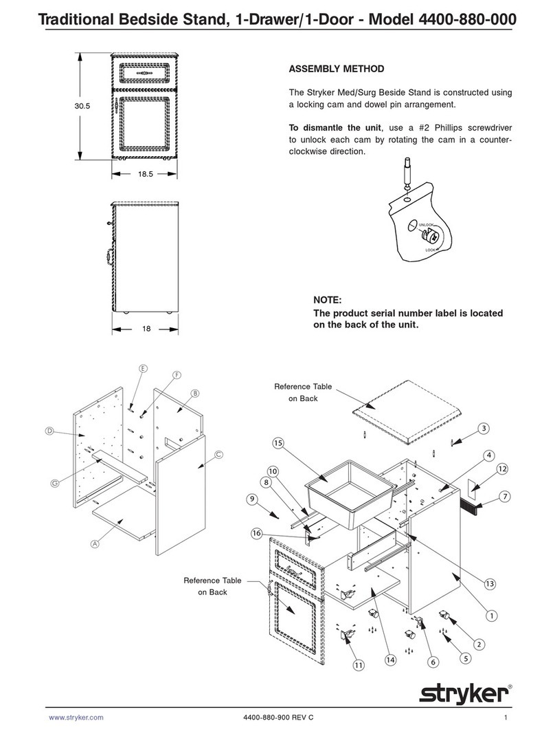 Stryker Traditional 4400-880-000 quick start guide Stryker Traditional 4400-880-000 quick start guide