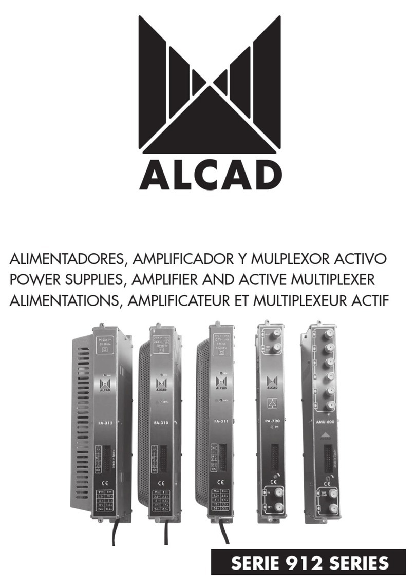 Alcad 912 Series User manual