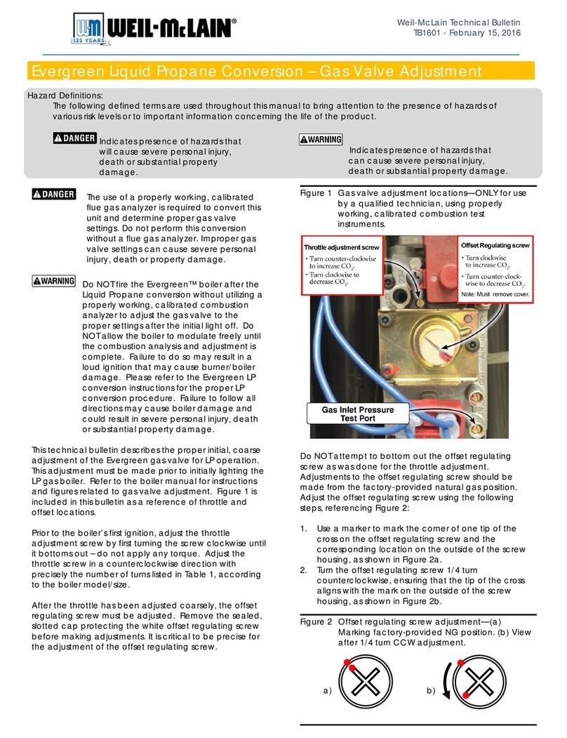 Weil-McLain Evergreen 220 LP Technical bulletin
