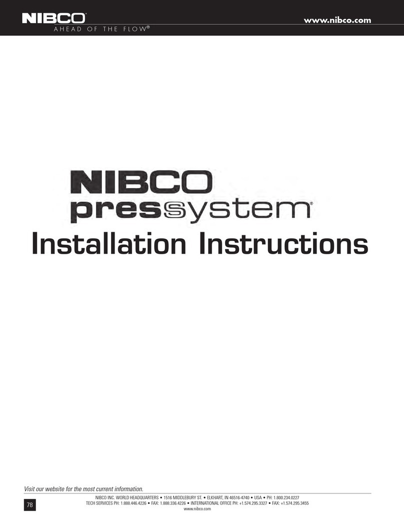 Nibco Pressystem installation instructions