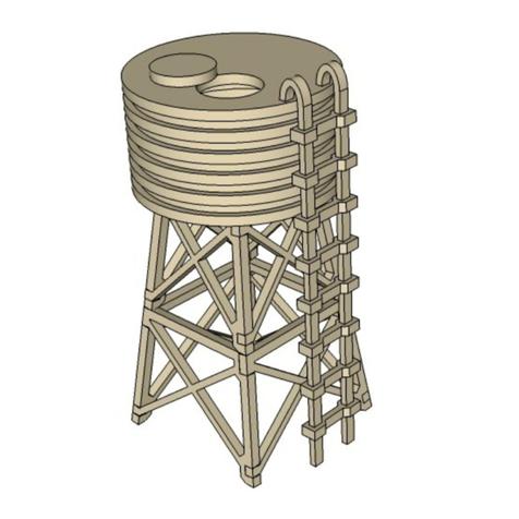Miniature Scenery Water Tank User manual