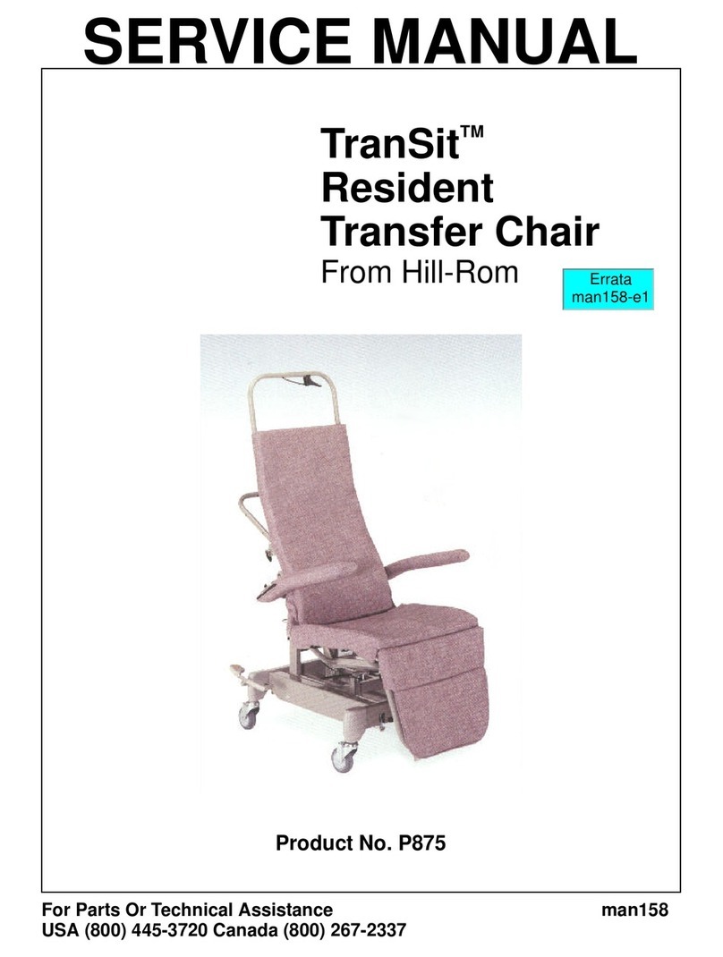 Hillrom TranSit Resident Transfer Chair Service manual Hillrom TranSit Resident Transfer Chair Service manual