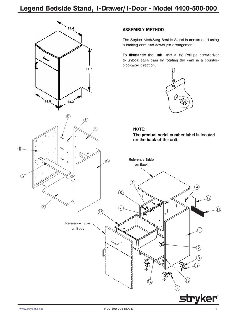 Stryker Legend 4400-500-000 Assembly Method