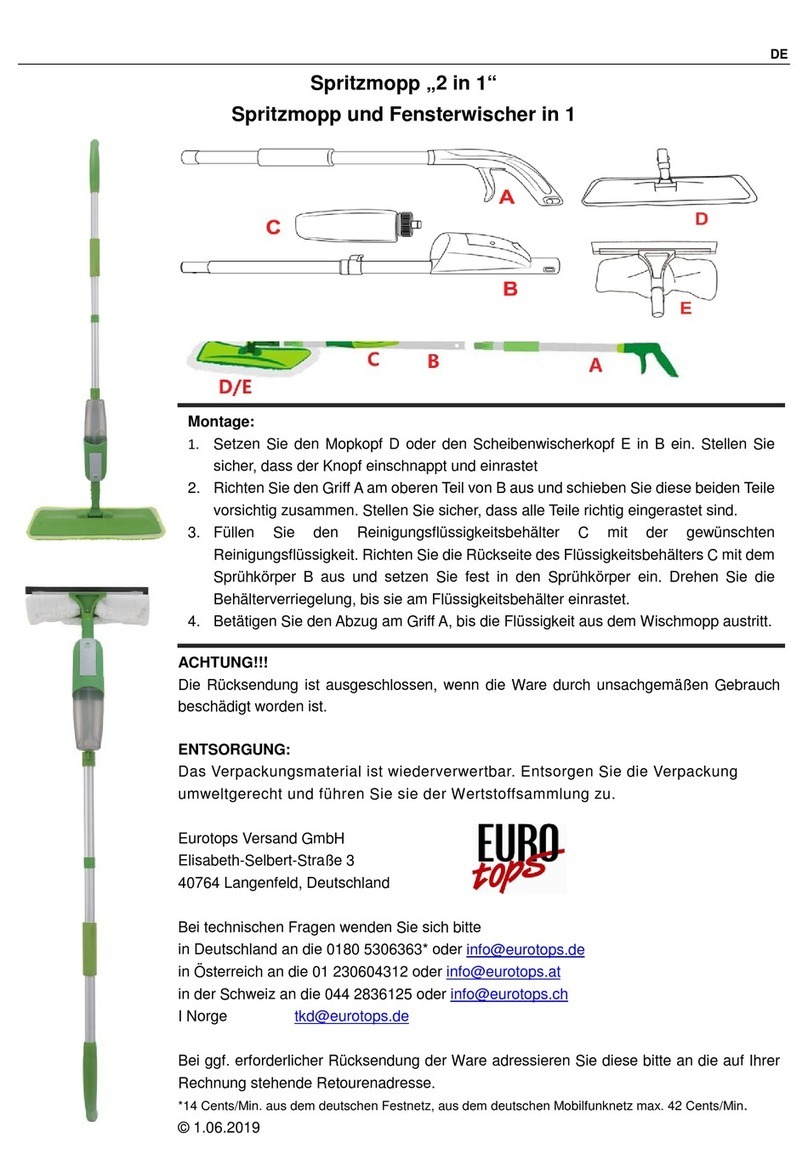 Eurotops 2 in 1 quick start guide