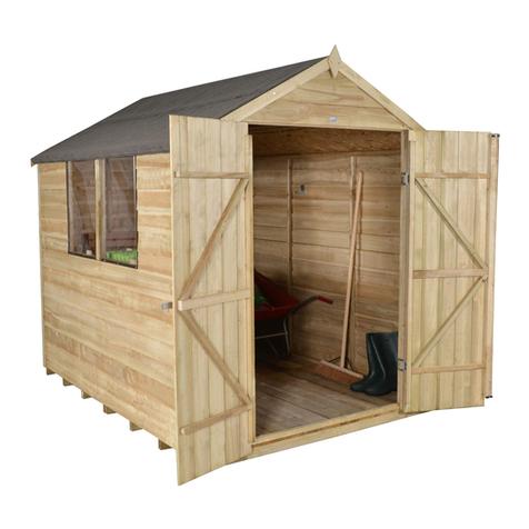 Forest garden Overlap Apex Shed Operator's manual