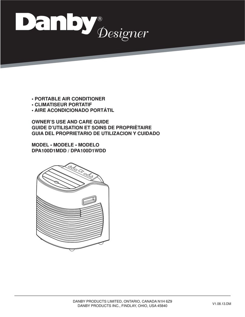 Danby DPA100D1MDD User manual