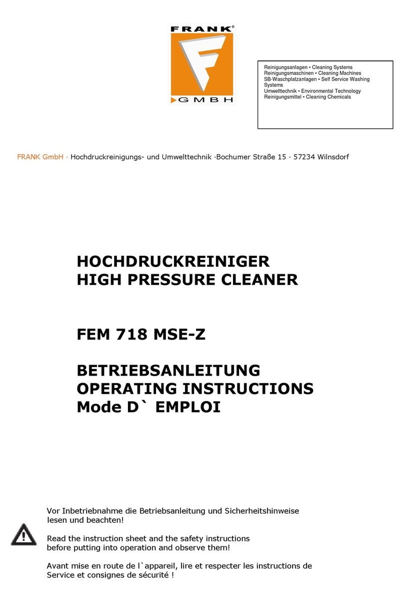 Frank FEM 718 MSE-Z operating instructions