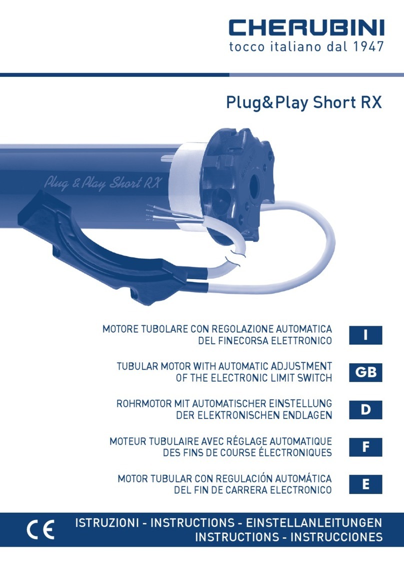 CHERUBINI Plug&Play Short RX instructions