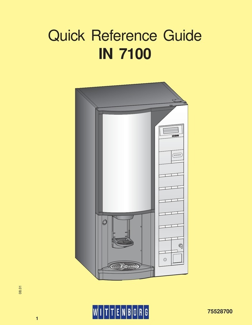 Wittenborg IN 7100 Quick reference guide
