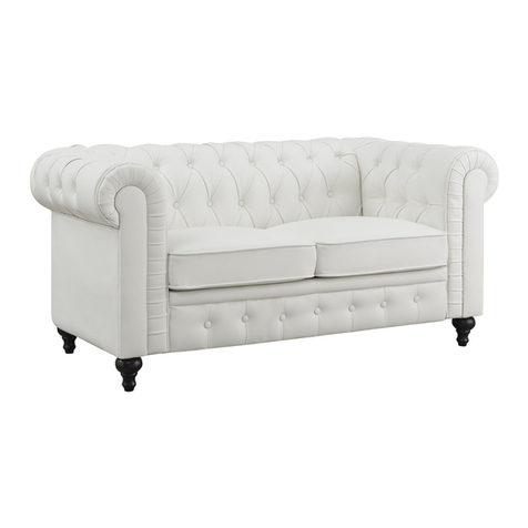 Naomi Home Emery Chesterfield Loveseat Assembly instructions Naomi Home Emery Chesterfield Loveseat Assembly instructions