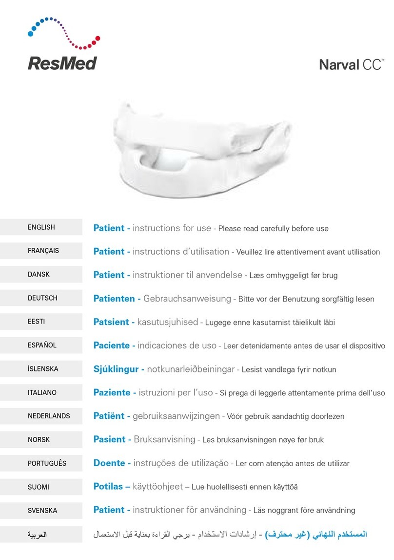 ResMed Narval CC User manual
