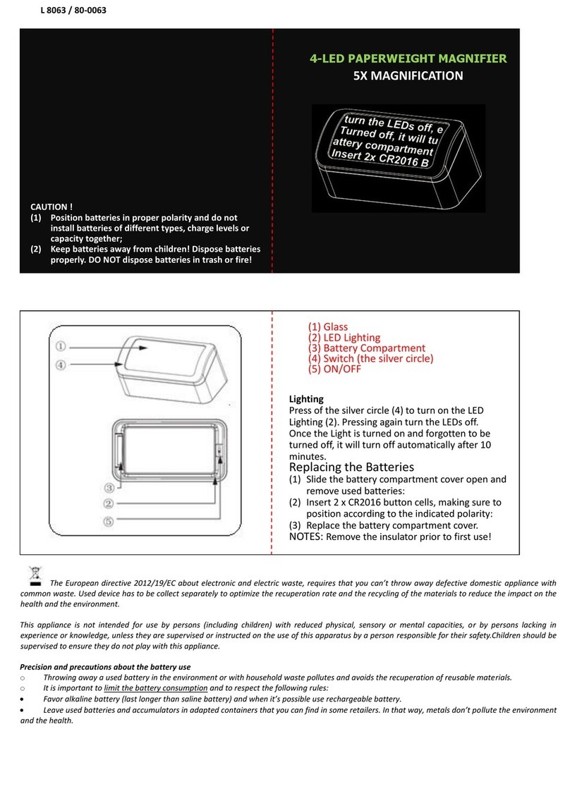 CAPTELEC L 8063 quick start guide