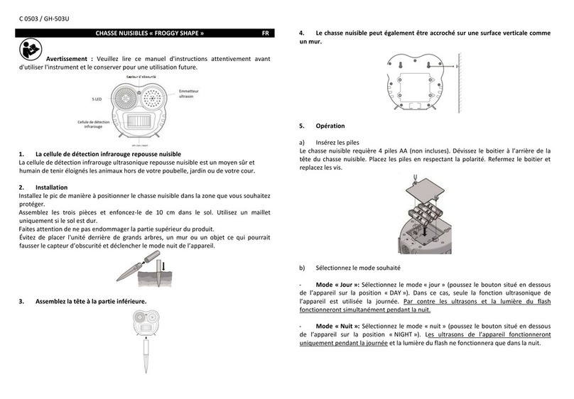 CAPTELEC FROGGY SHAPE User manual