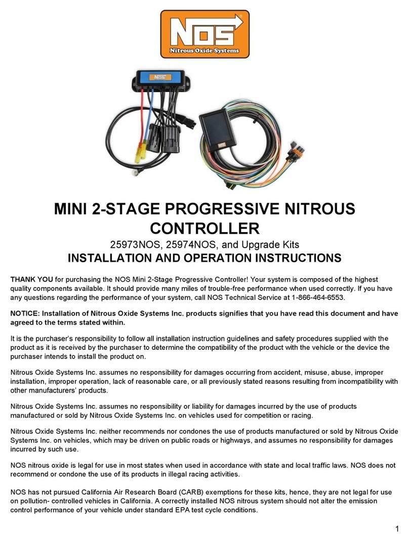 Nos 25973NOS Installation and operation instructions