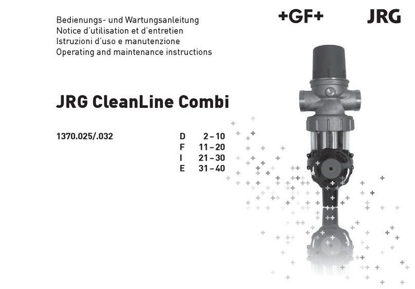 Georg Fischer JRG CleanLine Combi Operating and maintenance instructions