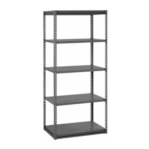 Tennsco Z-Line Steel Shelf Unit Instruction Manual Tennsco Z-Line Steel Shelf Unit Instruction Manual
