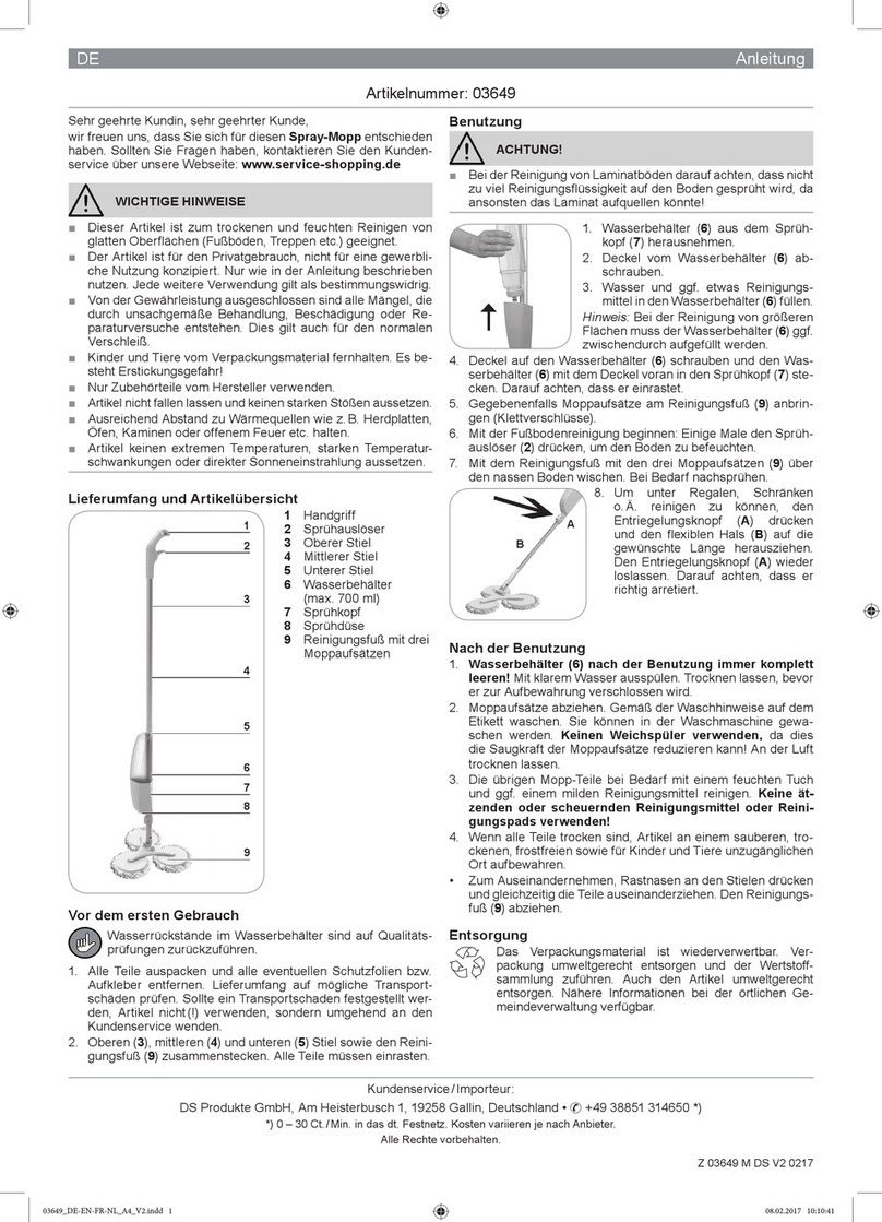 DS Produkte 03649 instructions