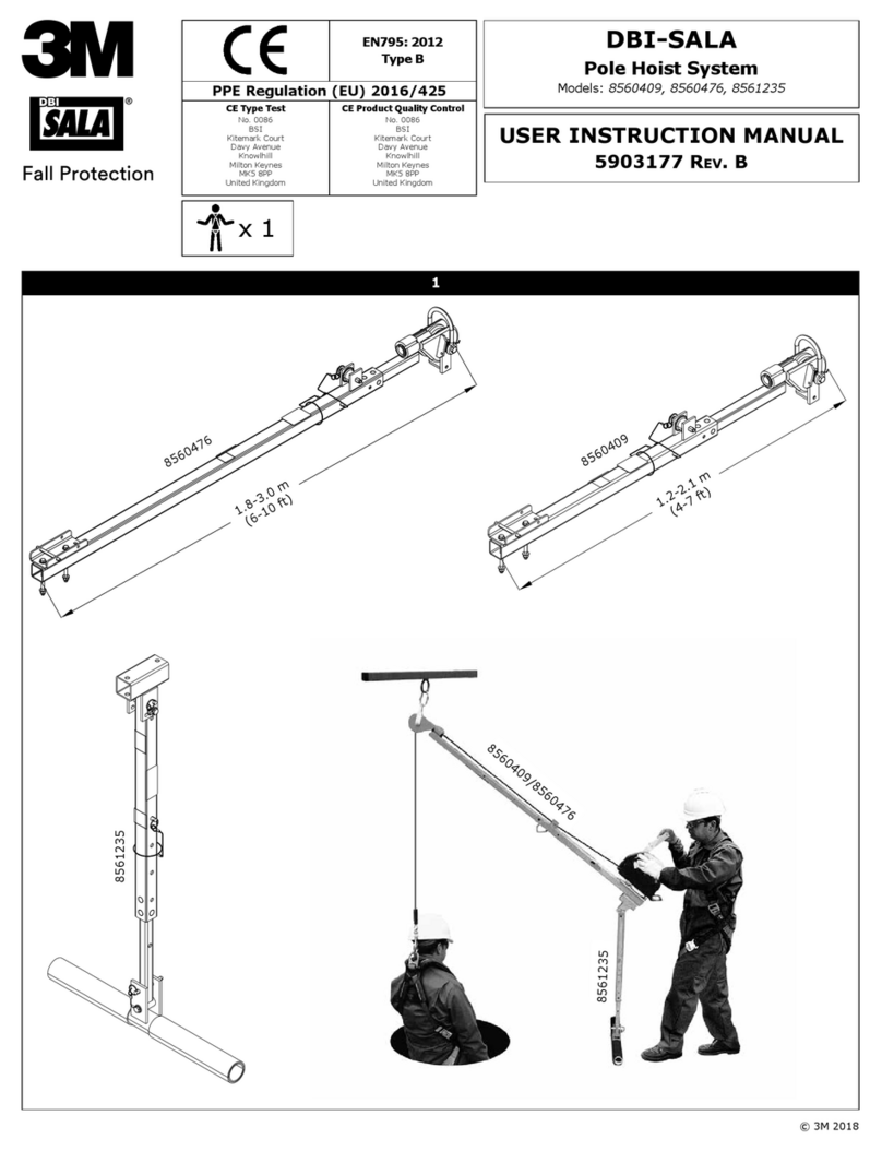 3M DBI SALA 8560409 Operator's manual