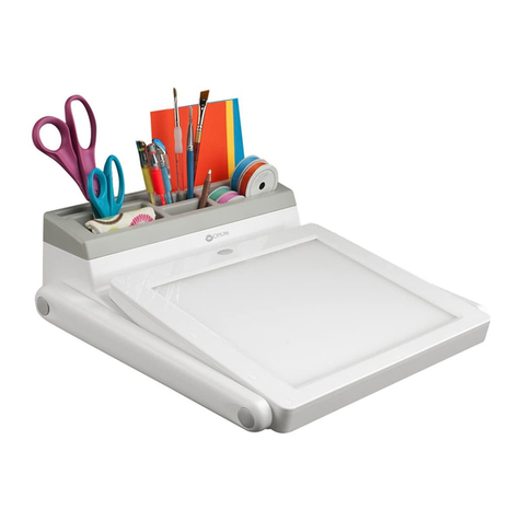 OttLite LED Light Box and Task Lamp Station quick start guide