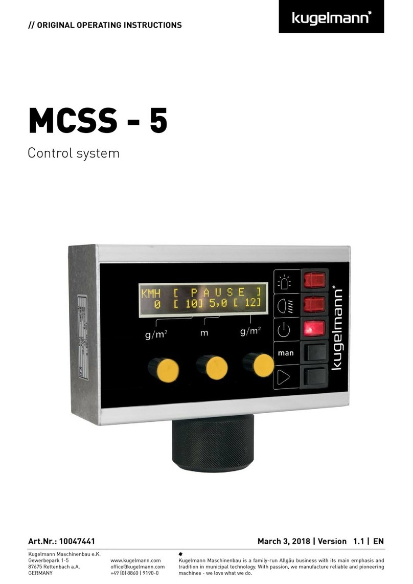 Kugelmann MCSS-5 Original operating instructions