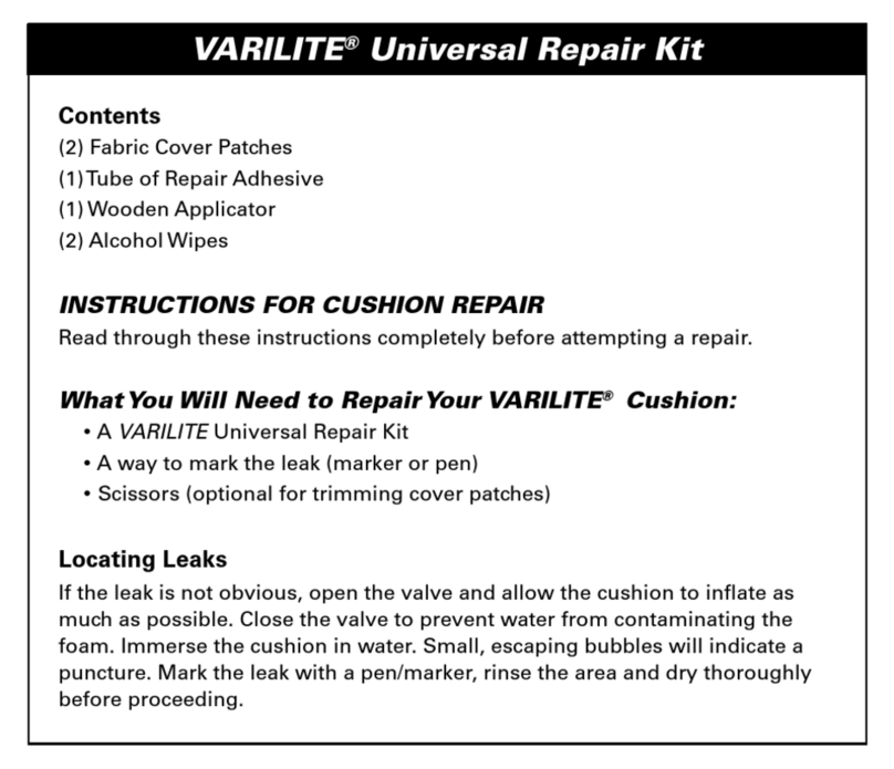Vari Lite Universal Repair Kit manual