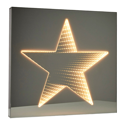 Oliver Bonas STAR LIGHT INFINITY MIRROR instruction manual Oliver Bonas STAR LIGHT INFINITY MIRROR instruction manual