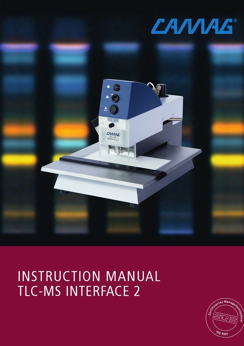 CAMAG TLC-MS INTERFACE 2 instruction manual CAMAG TLC-MS INTERFACE 2 instruction manual
