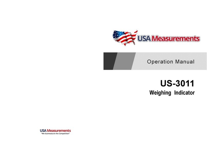 USA Measurements US-3011 Operation manual
