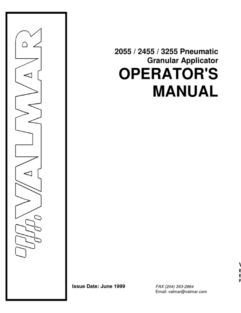 Valmar 2055 Operator's manual