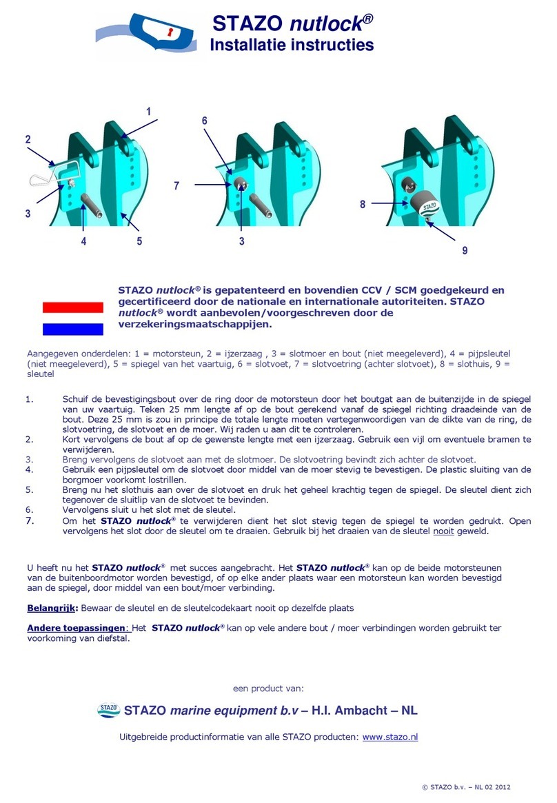 STAZO nutlock installation manual