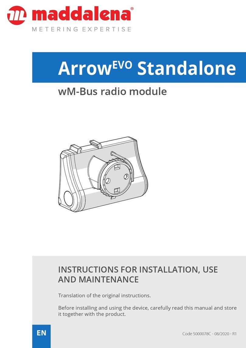 MADDALENA Arrow EVO Standalone Instructions for installation, use and maintenance