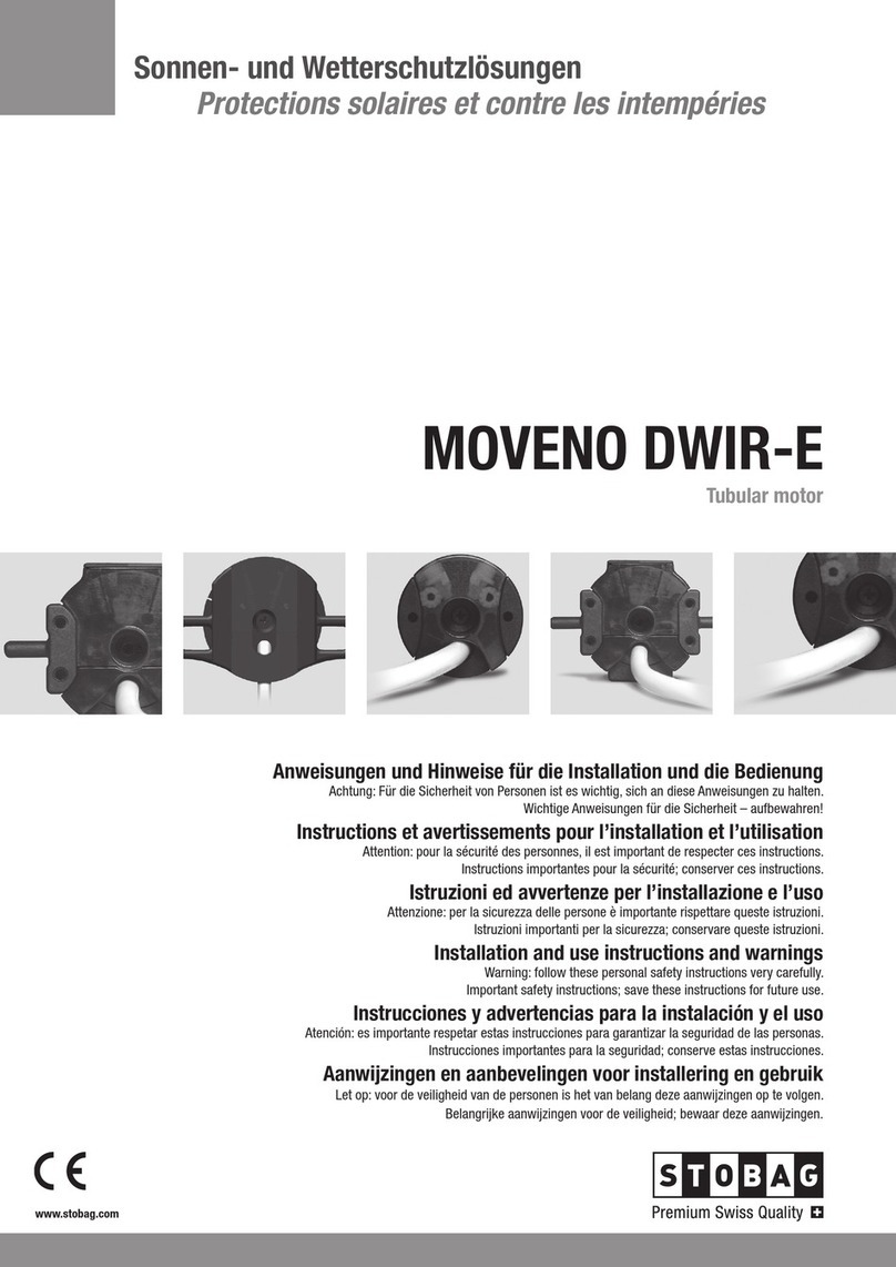 Stobag MOVENO DWIR-E Installation and use instructions and warnings Stobag MOVENO DWIR-E Installation and use instructions and warnings
