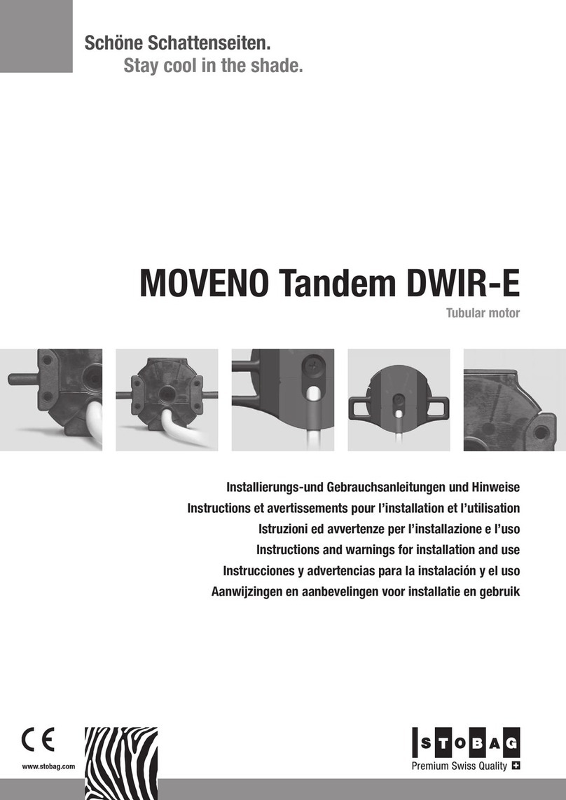 Stobag MOVENO Tandem DWIR-E Instructions and warnings for installation and use