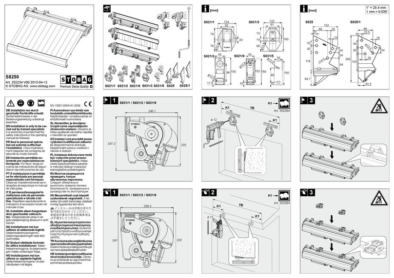 Stobag Selectbox S 8250 manual