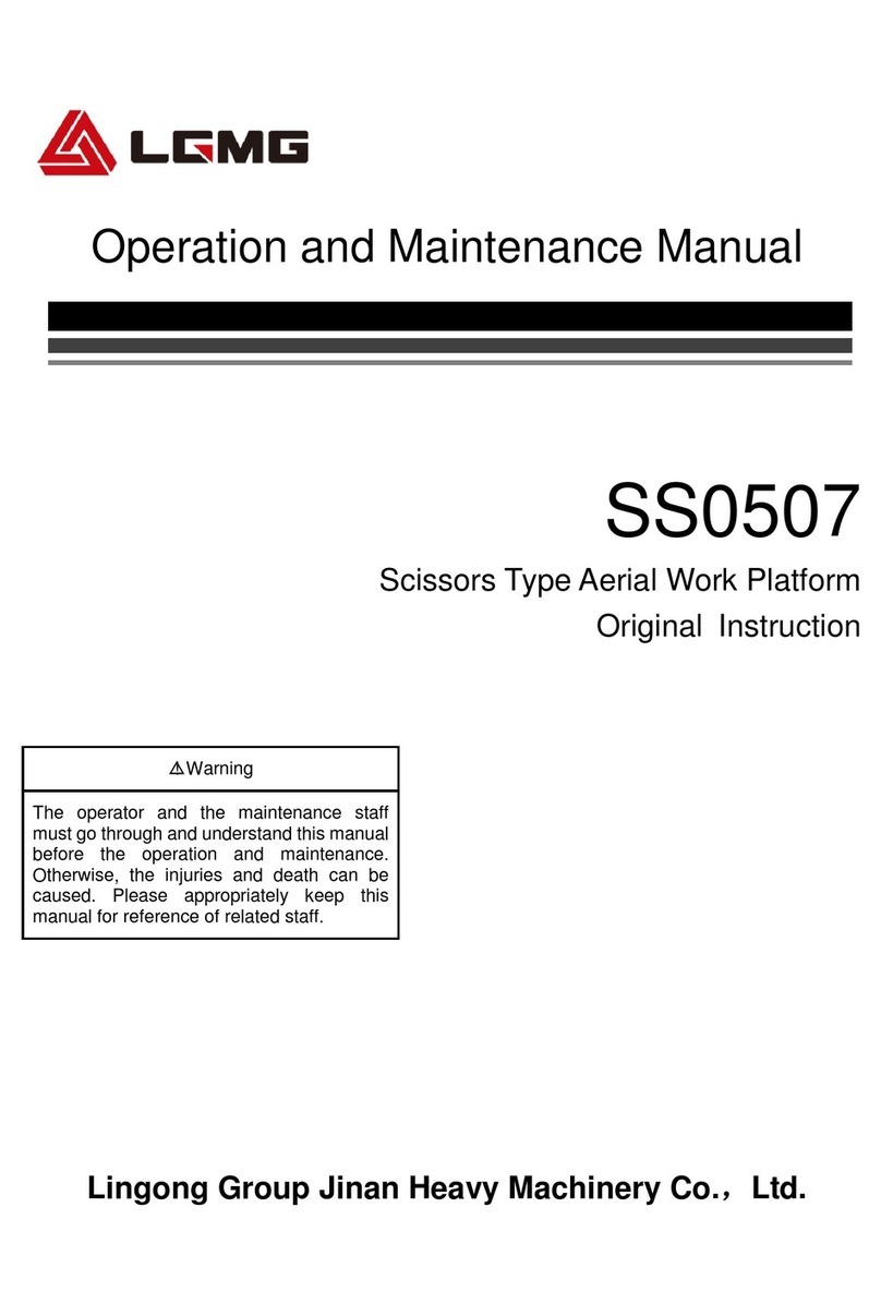 LGMG SS0507 Operation and maintenance manual