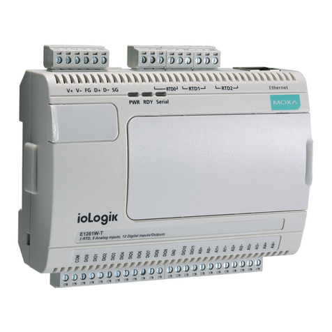 Moxa Technologies ioLogik E1261W-T user manual