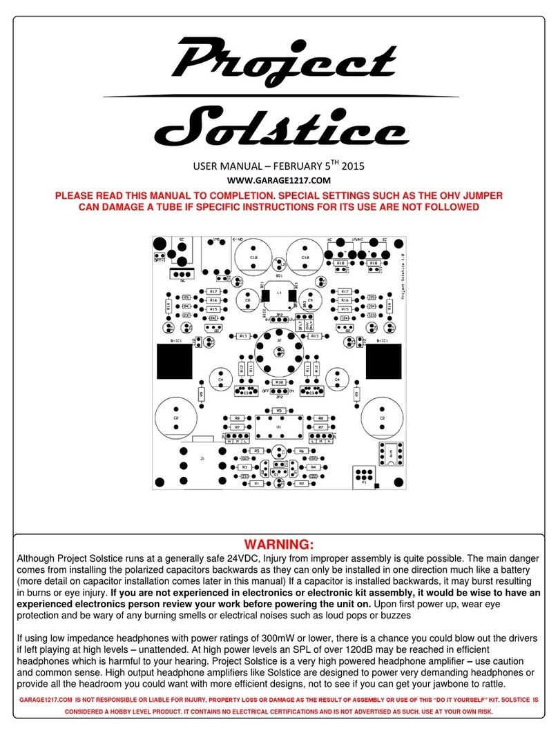 Garage1217 Project Solstice user manual