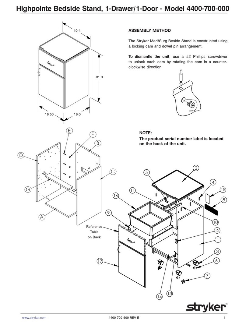 Stryker Highpointe 4400-700-000 User manual