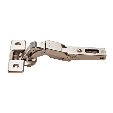 SALICE 110 3/8" Rabbet instructions