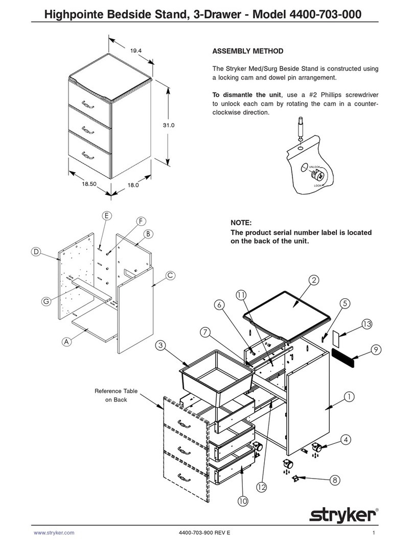 Stryker Highpointe 4400-703-000 quick start guide