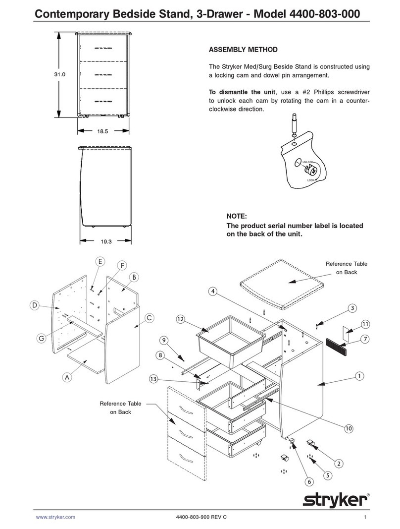 Stryker Contemporary 4400-803-000 User manual