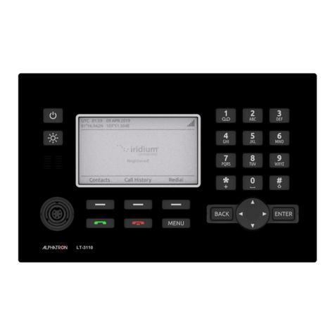 JRC Alphatron LT-3100 Iridium Installation & operation manual