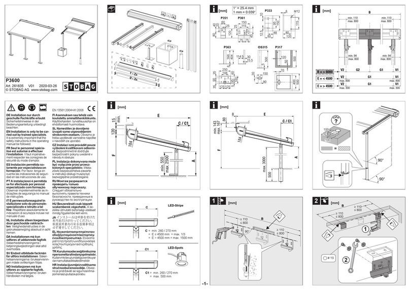 Stobag Pergolino P 3600 manual