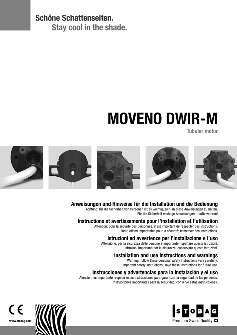 Stobag MOVENO DWIR-M Installation and use instructions and warnings