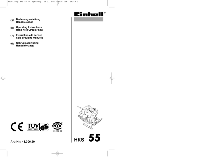EINHELL HKS 55 User manual